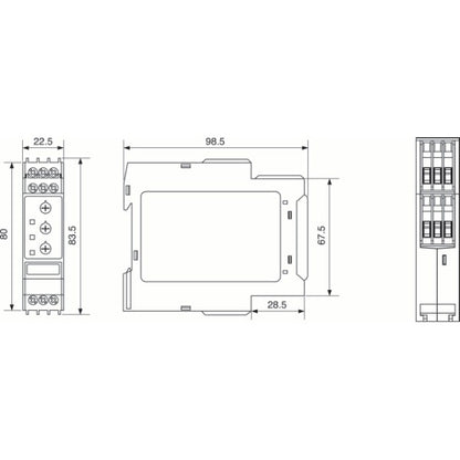 Carlo Gavazzi DMB01CM24 Timer Relay Multi Function