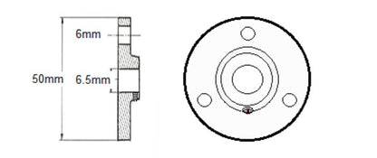 Exoquip PT100 Universal mounting flange